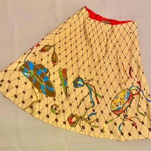 Basil & Maude Skirt Salsa Senorita Spanish Rodeo A-Line Size 2 M1